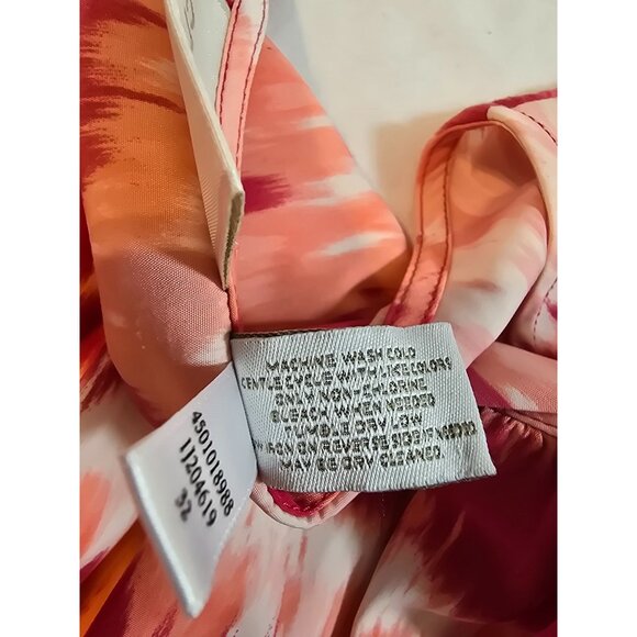 Chicos Sleeveless Tie-Dye Print Tank top Polyester Size 4 Lightweight Size 2X - Picture 4 of 11